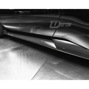 Faldones Laterales de Fibra de Carbono Estilo NOV 296 para Ferrari 296 GTB y GTS 2021-2025, Pieza de Alta Calidad, Proveedor de Fábrica - Product Image 4