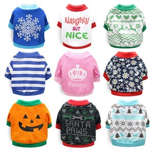 Suéter Personalizado para Mascotas de Halloween <span class=keywords><strong>y</strong></span> Navidad, Ropa de Algodón para Perros Pequeños, Cachorros, British Shorthairs, Garfields, Siameses, Persas - Product Image 1