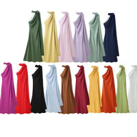 Robe en soie texturée à rubans pour femmes européennes et américaines, taille S-XL, robe à col halter
