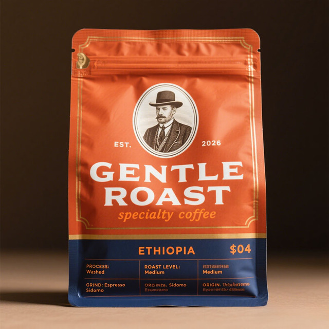 Custom Printed Coffee Bag With Zip Lock Valve and Zipper Mylar Matte Aluminium Foil Pouch Flat Bottom Packaging