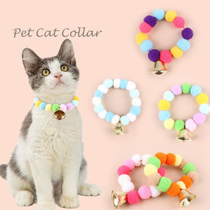Homeplanet Bestseller Huisdier Kerstkat Hond Haarbal Kraag Opknoping Decoratie Elastische Pet Kerst Bell Accessoires Schattige Kat Halsband - Product Image 2