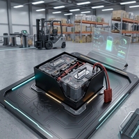 Batterie au sodium-ion pour chariot élévateur électrique, transpalette, gerbeur, AGV, pack de batteries Na-ion 48V 80V 100-600Ah
