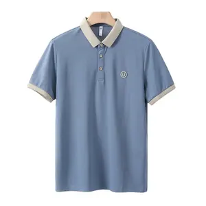Herren Übergröße Polo-Shirt mit gesticktem Logo