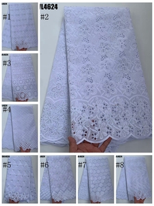 Tessuto <span class=keywords><strong>di</strong></span> lusso bianco africano per merletto svizzero in Voile con strass ricamati da <span class=keywords><strong>uomo</strong></span> Sexy in pizzo secco per abito da donna - Product Image 6
