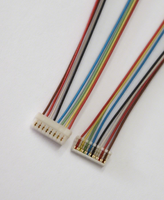 Fil de borne JST SUR personnalisable à simple extrémité à double extrémité pour PVC 0.8mm prend en charge le câblage 2P3P4P5P6P pour moto automobile