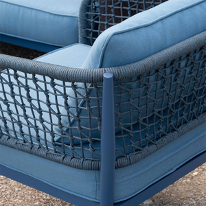 La fabbrica fornisce direttamente il moderno divano in alluminio Set mobili da esterno <span class=keywords><strong>per</strong></span> Set da giardino - Product Image 5