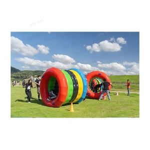 Jeux de construction d'équipe drôle roue de roulement de marche gonflable sur le sol roue de rouleau d'eau en verre jouets gonflables de roue de Hamster - Product Image 4