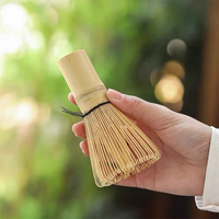 Fouet à matcha en bambou de qualité alimentaire, Chasen, artisanal, traditionnel, violet, fouet à thé japonais en bambou, fouet Japandi