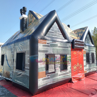 Tente de fête gonflable géante de qualité commerciale pour l'extérieur, style pub irlandais, avec garantie d'un an, tissu Oxford durable, résistante au vent, installation facile