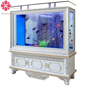 유럽 스타일 직사각형 유리 수족관/어항 여과 시스템 친환경 <span class=keywords><strong>500</strong></span>리터 용량 거실용 - Product Image 3