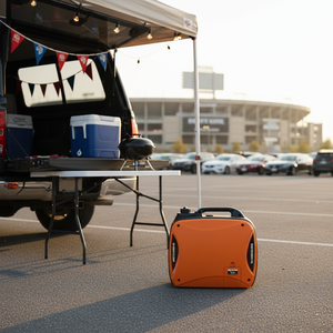 12V/24V Sessiz Benzinli Jeneratör Ev Tipi Mikro Küçük Açık Hava Karavan El Tipi Taşınabilir 2.5 kW İnverter - Product Image 6