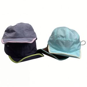 Casquette de sport d'extérieur 5 panneaux en nylon brodée pour la pêche, personnalisable, idéale pour le camping - Product Image 2