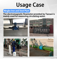 Compact Lightweight Electromagnetic Flow Meter with Standard and Scraper Electrode Types for Easy Installation