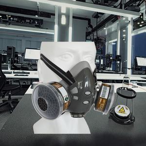 Factory Direct Sales Half Full Face Rubber Particulate Respirator With Double Filters Gas - Product Image 1