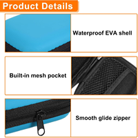 Gadget cool personnalisé, boîte de rangement pour câble de données, étuis antichoc pour écouteurs Bluetooth, étui EVA personnalisé promotionnel avec logo