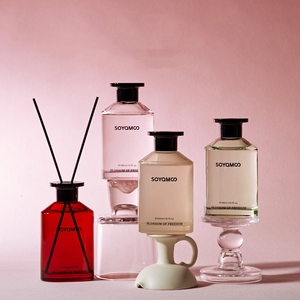 <span class=keywords><strong>Diffuseur</strong></span> de parfum d'ambiance de luxe FLORESCENCE, personnalisable avec logo, marque privée, 180 ml, flacon en verre transparent avec bâtonnets en fibre - Product Image 1