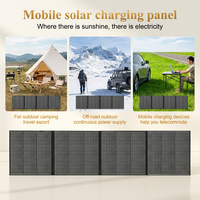 Panneau solaire portable pliable 100W 120W 200W 300W, chargeur solaire étanche IP65 pour le camping, les camping-cars et les voyages en plein air
