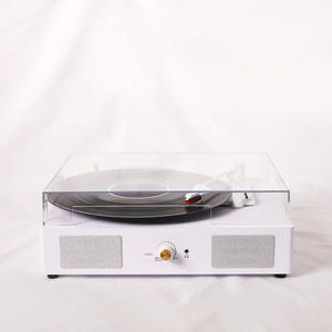 Tocadiscos de Vinilo con Altavoces Integrados, Radio FM USB, Reproducción de 3 Velocidades, Tocadiscos BT, Decoración de Audio para el Hogar, Plástico, Gran Venta - Product Image 3
