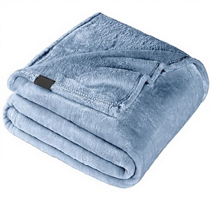New King Size Solid Plain Fleece 100% Wool Blanket Lightweight Super Soft All Season Warm Fuzzy Plush Cozy Luxury Bed Blanket - Product Image 2