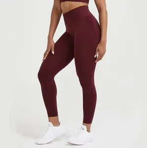 <span class=keywords><strong>Leggings</strong></span> Negros Elásticos de Cintura Alta con Nuevo Diseño para Mujer, <span class=keywords><strong>Leggings</strong></span> de Yoga con Estampado Personalizado y Logotipo del Cliente - Product Image 1