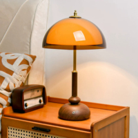 Nouvelle lampe de table de style chinois, simple et décorative, pour chambre à coucher, salon, romantique, luxueuse, haut de gamme