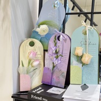 Venta al por mayor ramo de material de embalaje Día DE LA Madre bolsa de flores de cartón individual para floristería