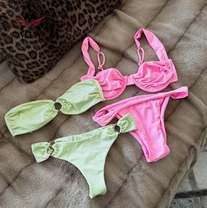 MLY OEM Profesyonel Mayo Plaj Giysisi Üreticisi Tasarımcı Düşük Minimum Sipariş Adedi Logolu Özel Tasarım Kadın Bikinisi - Product Image 1