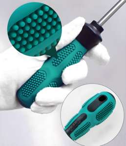 مفك براغي مشقوق من الكروم من الدرجة الصناعية بمقبض بلاستيكي قابل للتخصيص من OEM مجموعة مفك براغي صناعية من الدرجة الصناعية - Product Image 2