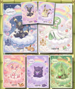 Póster Decorativo de Anime Pokémon, Pikachu, Charizard, Eevee, Impresión Shikishi Coleccionable, Póster de <span class=keywords><strong>Manga</strong></span> Japonés, Decoración de Pared para Mesa de Juego, Decoración de Habitación - Product Image 5
