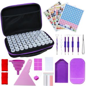 Wholesale 30 60 Round Bottles Tools Organizer Tools Set 5D Diamond Painting Storage Box