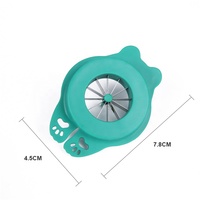 Recién llegado, utensilios de cocina para cebollas verdes, cebolletas, apio, 12 cuchillas, trituradora de cortador de cebolla verde de acero inoxidable