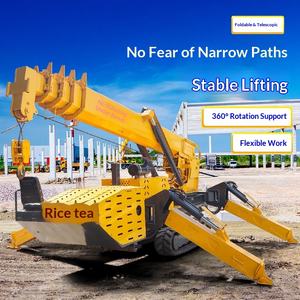 Miniature <b>Spider</b> <b>Crane</b> Self-Propelled Hydraulic <b>Crane</b> Oil-Electric Dual-Use Folding Crawler <b>Spider</b> <b>Crane</b> - Product Image 1