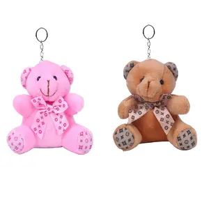 cheap price promotion colorful plush small teddy bear plush toy plush toy key chain