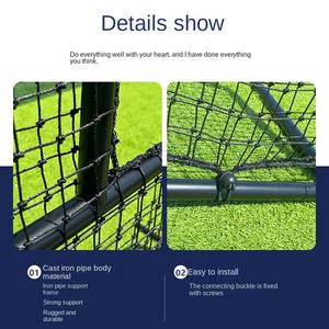 עמיד בייסבול צנוד <span class=keywords><strong>l</strong></span> נטו 117x29 x14 ס "מ נייד מקורה/בחוץ חבטות למתחילים - Product Image 5