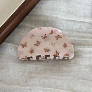 Pinza de Pelo de Acetato con Estampado de Mariposa, Pinza de Pelo de Tiburón Elegante y de Lujo, Accesorios de Moda para el Cabello - Product Image 6
