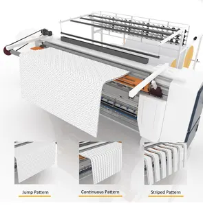 Genmax High Speed Multi Needle Quilting Machine Computerized Chain Stitch Mattress Machine Parts