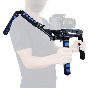 DSLR fotocamera Video Studio Rig Kit di montaggio a spalla per ridurre la scossa per <span class=keywords><strong>Smartphone</strong></span> tenere il viso oggetto di tracciamento della fotocamera portatile stabilizzatore Rig - Product Image 2