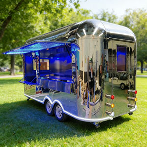 Carrito de Venta de Acero Inoxidable Airstyle con Superficie Pulida para Eventos Urbanos de Comida - Product Image 3