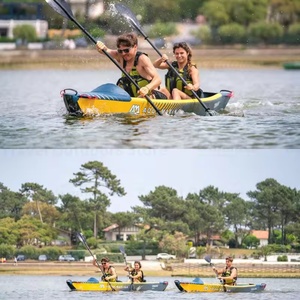 Kayak gonflable Tomahawk 325 pour 1 personne, canoë + pompe <span class=keywords><strong>haute</strong></span> <span class=keywords><strong>pression</strong></span> + sac de transport + 1 siège + 2 ailerons - Product Image 3