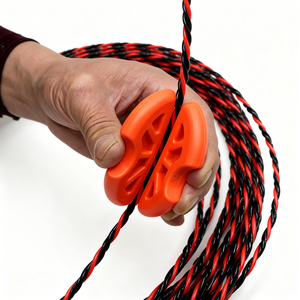 <span class=keywords><strong>Tire</strong></span>-câble isolé tressé à trois brins de 5 mm x 30 m avec pince à <span class=keywords><strong>fil</strong></span> pour câblage <span class=keywords><strong>électrique</strong></span> - Product Image 2