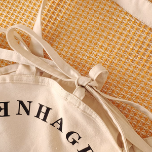 Nouveau design, sac fourre-tout rond en toile recyclée imprimable, sac de plage, sac de courses en toile beige avec logo personnalisé imprimé - Product Image 4