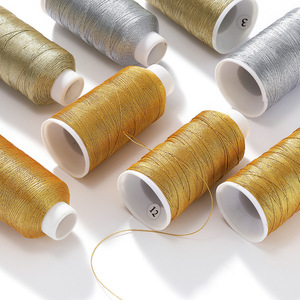 Gold Thread Spool Polyester <b>Braided</b> <b>Cord</b> For Jewelry Making DIY Craft 100M Length Wear Resistant Handmade Necklace Bracelet - Product Image 4