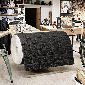 Autocollants muraux 3D géométriques modernes en <span class=keywords><strong>ardoise</strong></span> et briques, imperméables, autocollants, à peler et à coller, pour la maison, la <span class=keywords><strong>cuisine</strong></span>, la salle de bain - Product Image 2