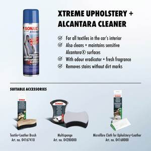 Nettoyant professionnel de qualité supérieure Xtreme Upholstery+Alcantara (400 ml) Spray nettoyant textile pour canapé, fauteuil, tapis - Product Image 2