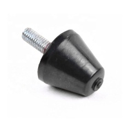 Bloc anti-vibration en caoutchouc NR M6 M8, sur mesure, fabriqué en Chine (OEM), pour l'attache de composants métalliques, avec isolation acoustique et amortissement des vibrations.