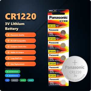 สำหรับแบตเตอรี่ลิเธียมแบบกระดุม CR1220/CR1025/CR1216 3V ความจุ 0.03Ah สำหรับนาฬิกา ไฟจักรยาน เครื่องใช้ไฟฟ้าในบ้าน <span class=keywords><strong>ไฟฉาย</strong></span> - Product Image 1