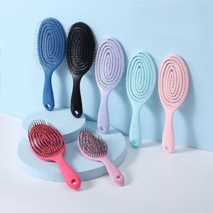 Cepillo para Cabello Húmedo y Seco con Mango Cómodo Personalizable en 5 Colores, con Cojín de Plástico para Desenredar - Product Image 1