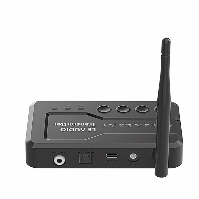 Rambotech Wireless LE Audio Auracast Broadcasting Transmitter V5.4 QCC3086 Chipset for 1 Drags N Music Streaming LT20Q