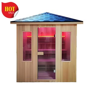 Lusso moderno in legno e metallo per Sauna elettrica Pre-Fab bagno di vapore in legno massello <span class=keywords><strong>stufa</strong></span> <span class=keywords><strong>a</strong></span> <span class=keywords><strong>legna</strong></span> per ville applicazione - Product Image 5