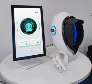 Analyseur de peau de vente directe d'usine dispositif d'analyse faciale 3D AI ODM /OEM avec grand écran pour la détection d'humidité - Product Image 1